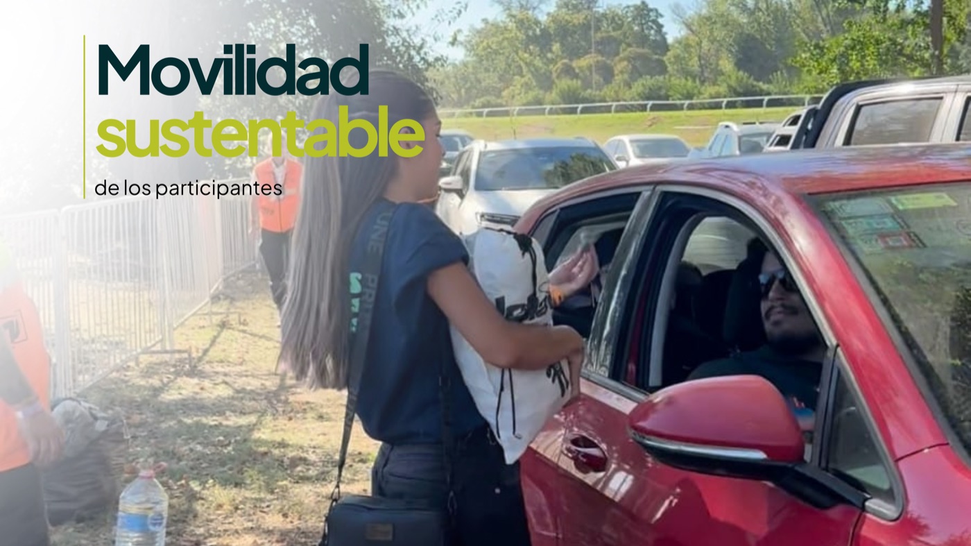 Movilidad sostenible en eventos: transporte público y carpooling