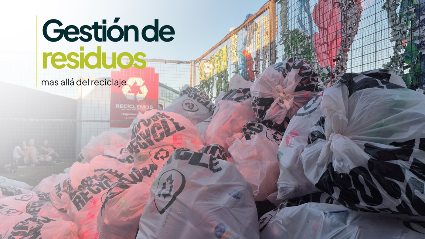 Gestión de residuos y separación en origen en eventos
