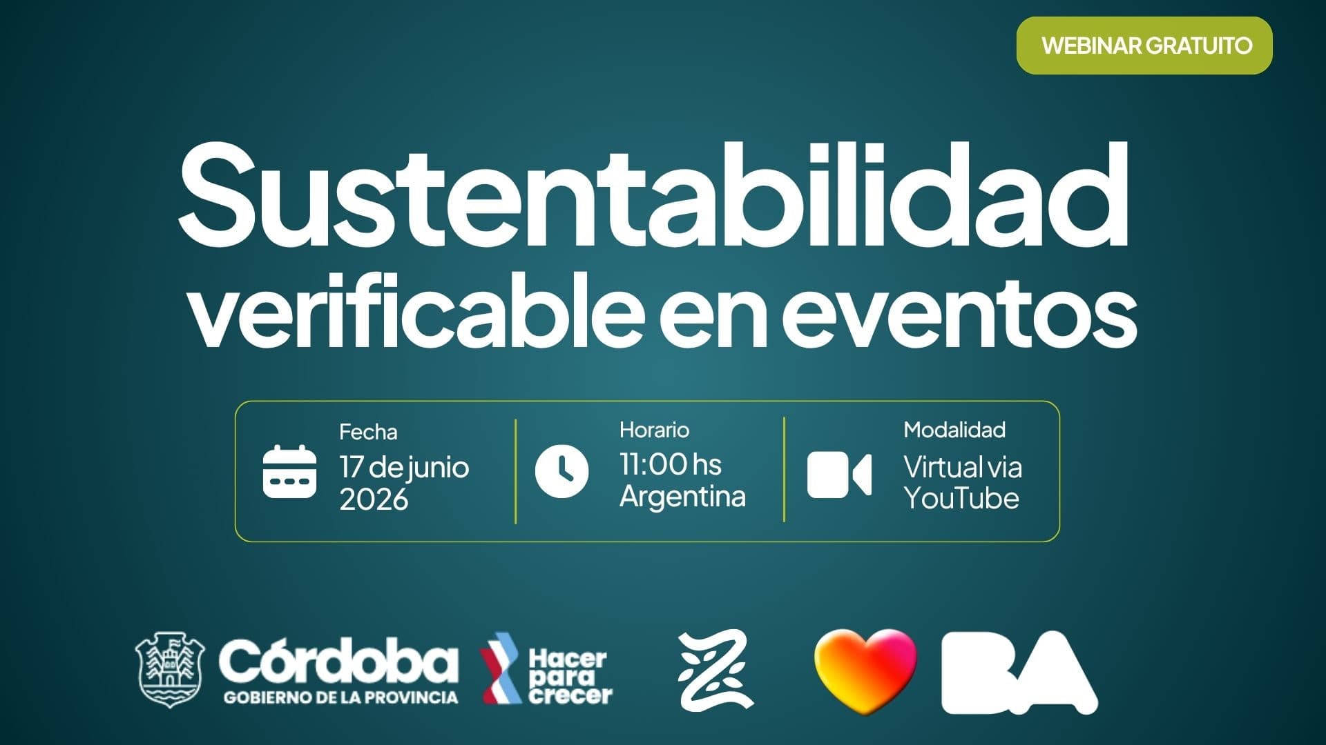 Sustentabilidad verificable en eventos: Sello Verde y Registro de Eventos Sostenibles