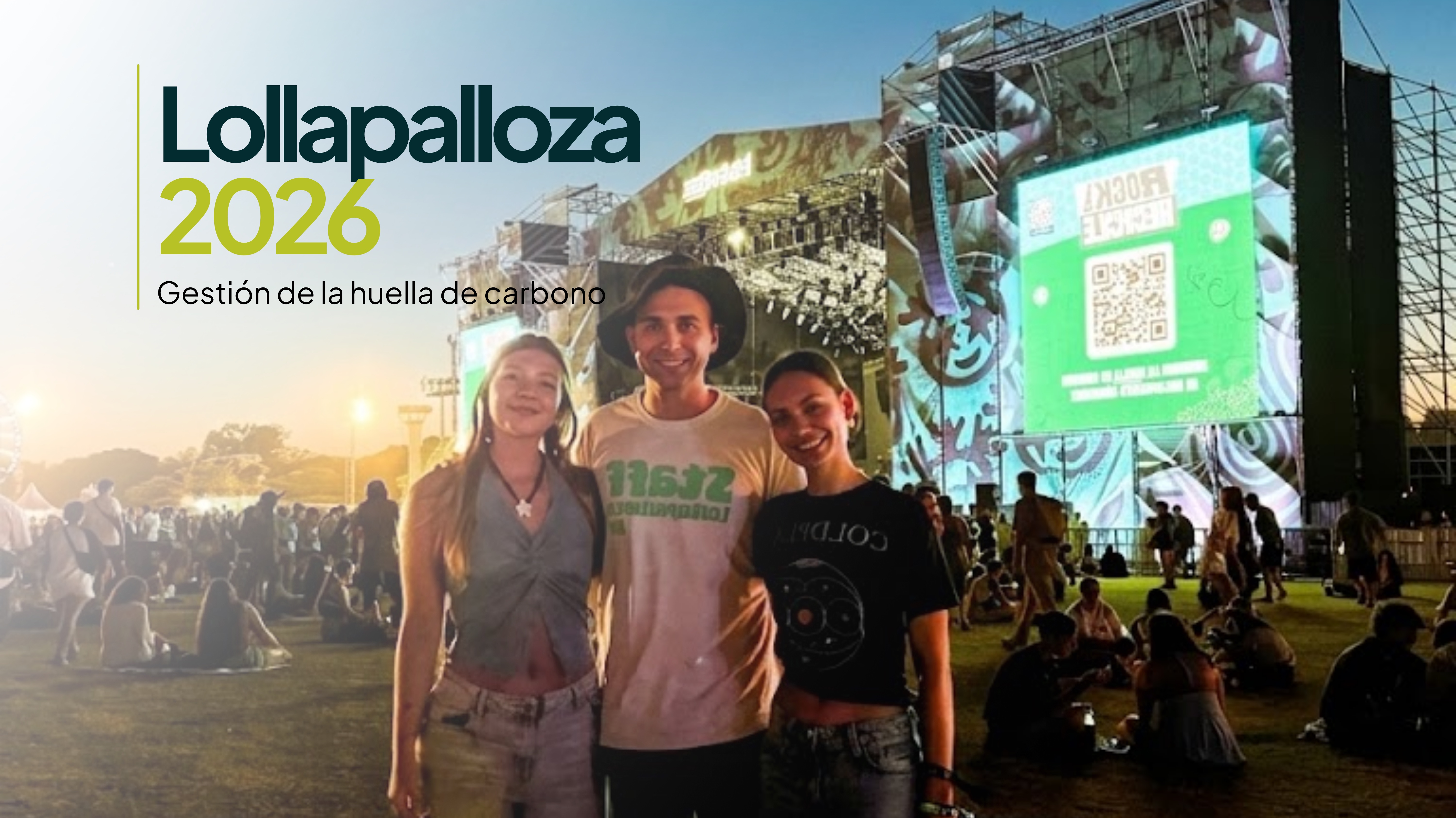 Equipo Zeroma en Lollapalooza Argentina 2026